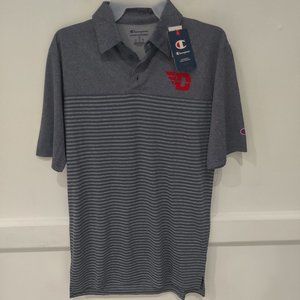 NWT Champion Men's Unknown Sports Team/University Polo Gray Size S $50 3C557